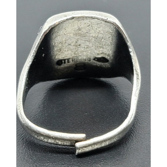 Vintage Sterling Silver Boy Scout Ring Size 6 - Picture 5 of 5